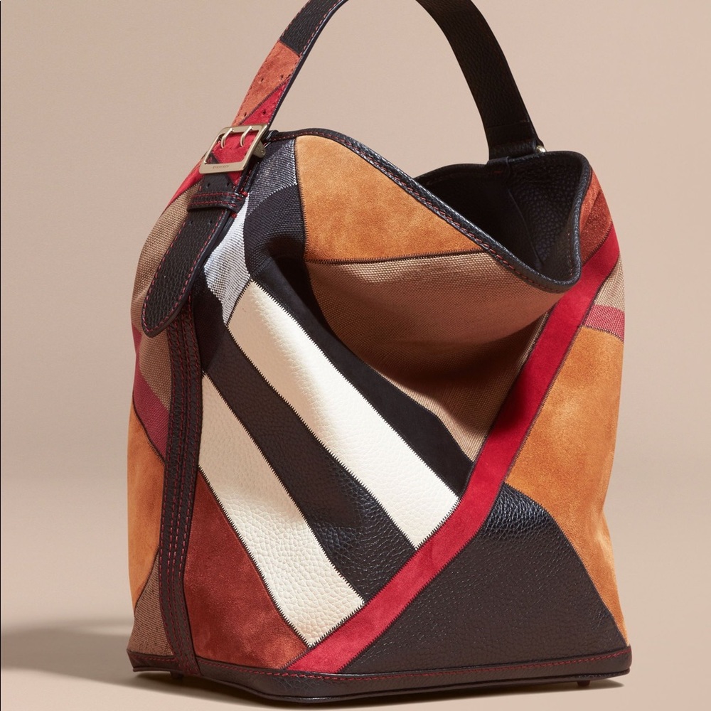 Burberry Medium Ashby Patchwork Tote Bag - Picture 13 of 15